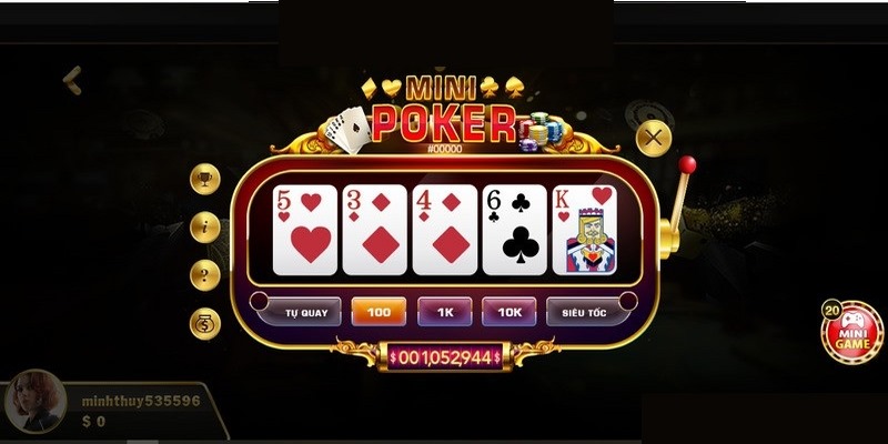 Bongvip: Điểm đến giải trí siêu hấp dẫn cùng Mini Poker